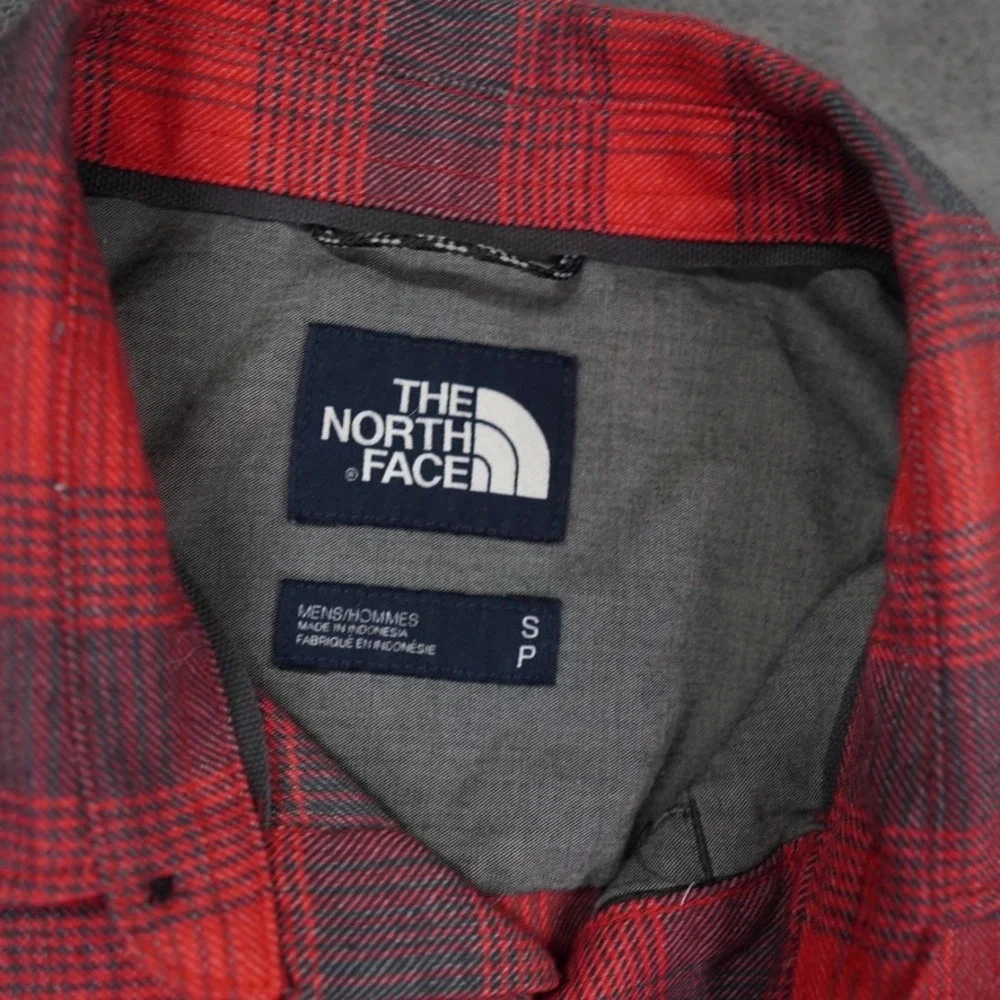 The North‎ Face Flannel Shirt Mens Small Buffalo Plaid Quoggy Jo Ski Bike Board